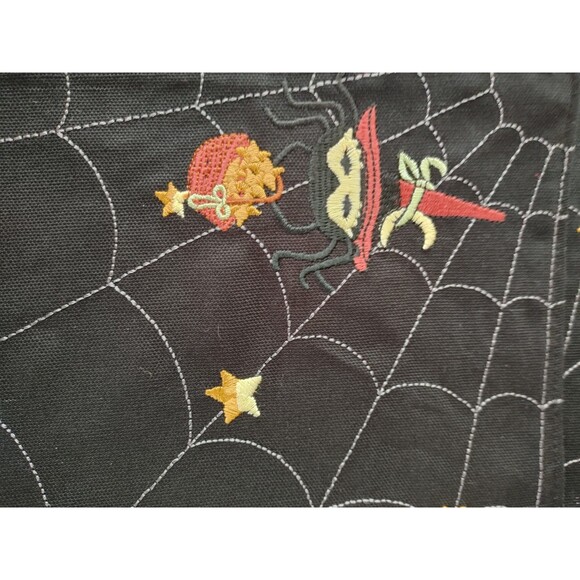 HALLOWEEN 2ea. LONGABERGER  Black Halloween FABRIC Placemats & Napkins NWOT - Picture 10 of 16